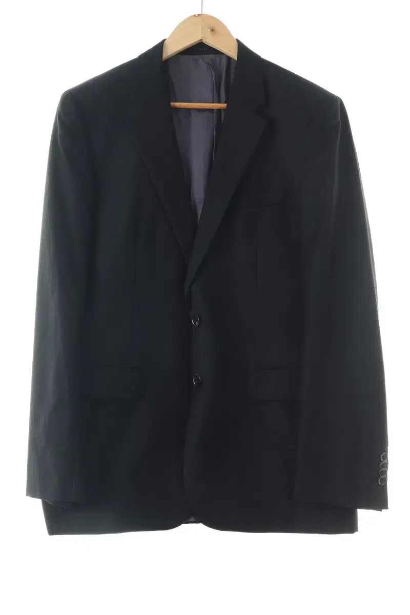 (L) Time suit jacket blazer black old-school loose fit-10763