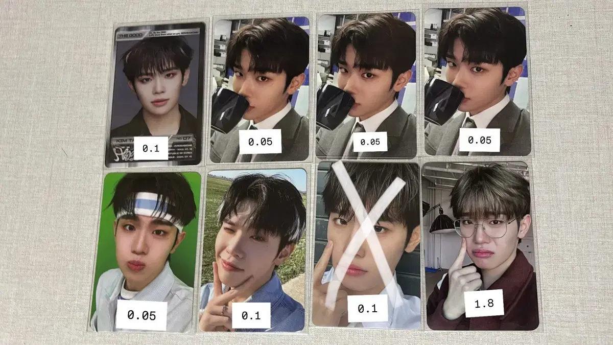 ZB1 zerobaseone zhang hao seok matthew kim taerae ricky kim gyuvin park gunwook han yujin Photocard