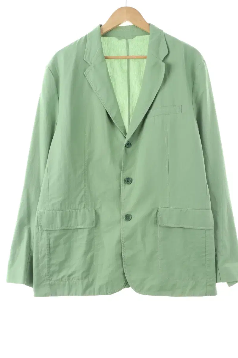 (XL) Course Suit Jacket Blazer Green Amekazi Loose Fit-10772