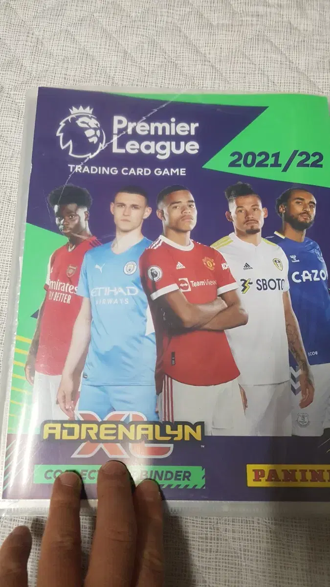 2021/22 epl 아드레날린 카드 파니니 축구카드