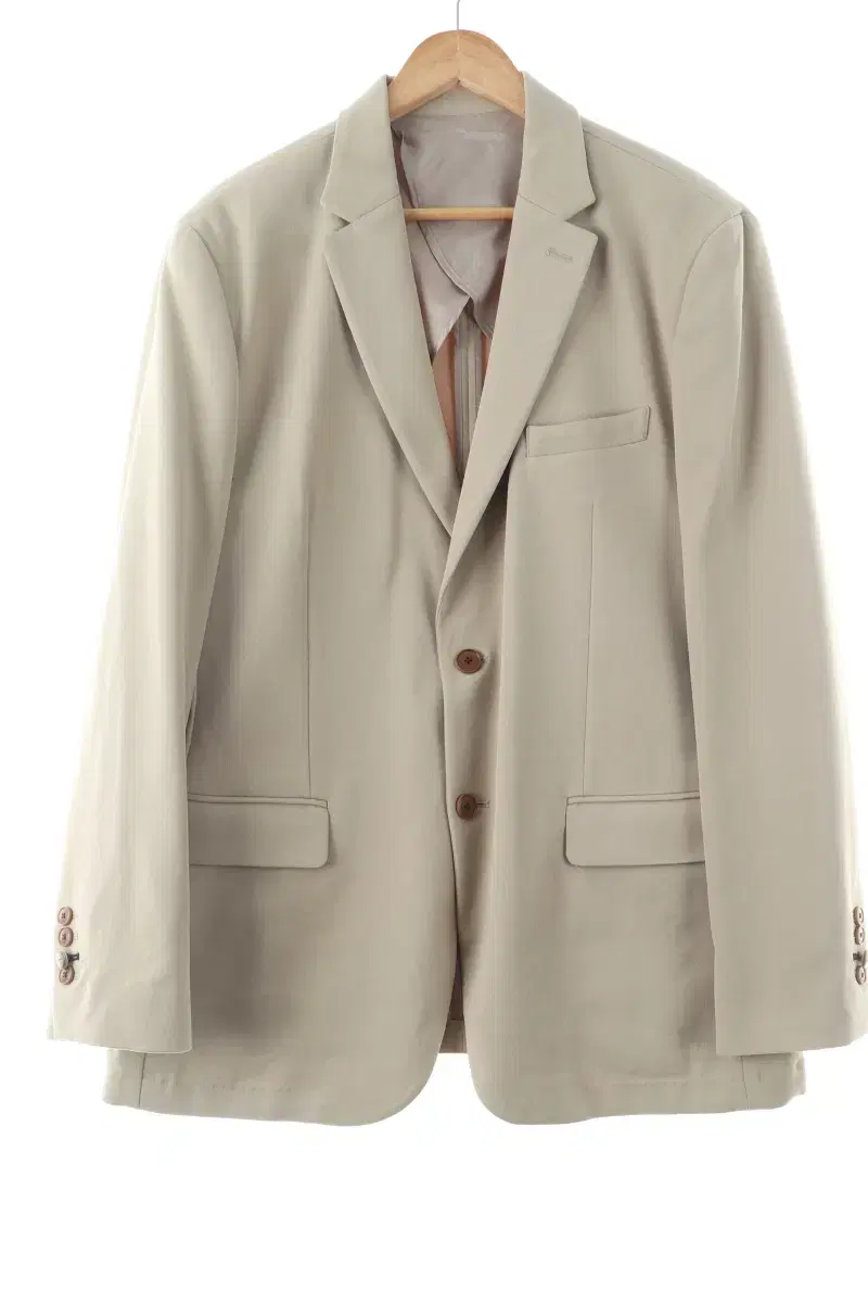 (2XL) Beanpole Suit Jacket Blazer Big Size Beige-1077B