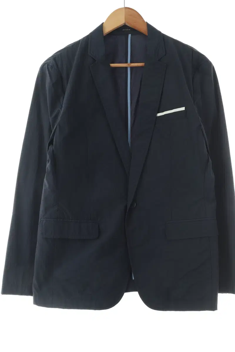 (M) GIOGIA Suit Jacket Blazer Navy Nylon Basic Fit-1078D