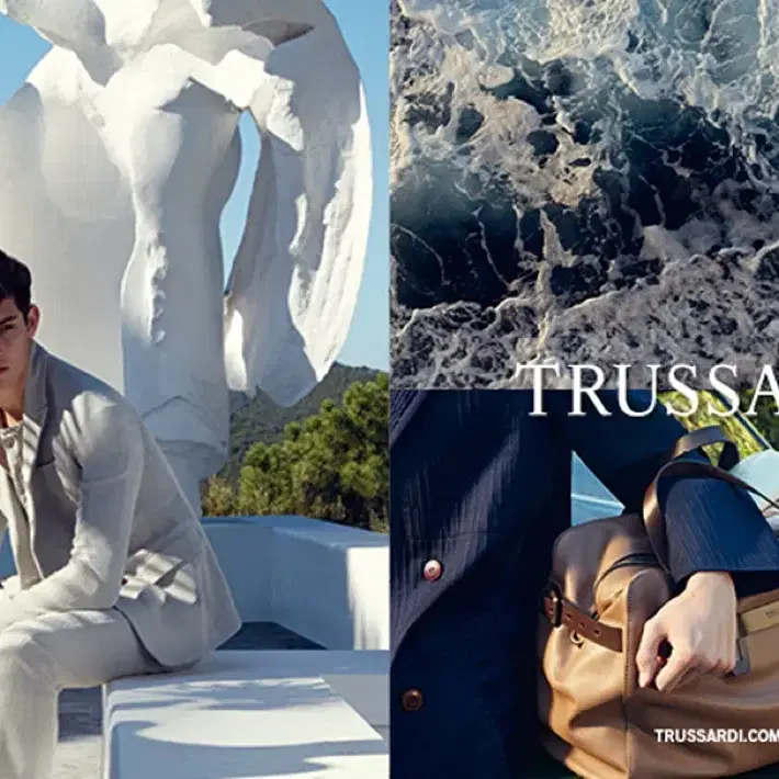 TRUSSARDI(트루사르디) / 다이아몬드 퀼팅 다운 패딩 자켓