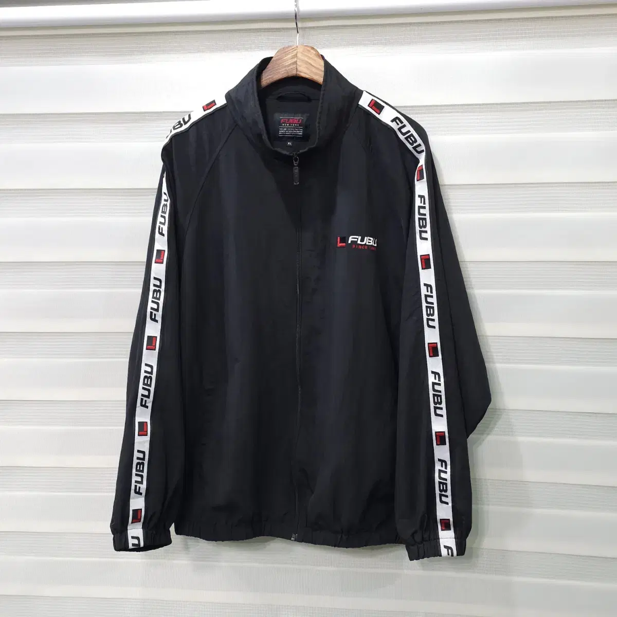 Rear FUBU Sideline Nylon Zip Jacket - XL