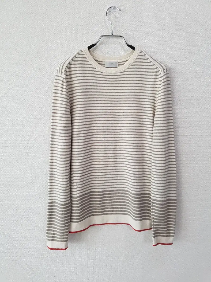 Hansom Time Momo100% Striped Daily Knit Tee