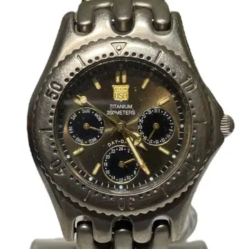 ELGIN 엘르 엘진 크로노그래프 FK-668E