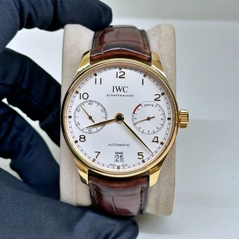 IWC 포르투기저 세븐데이즈 42mm 500701 로즈골드 금통