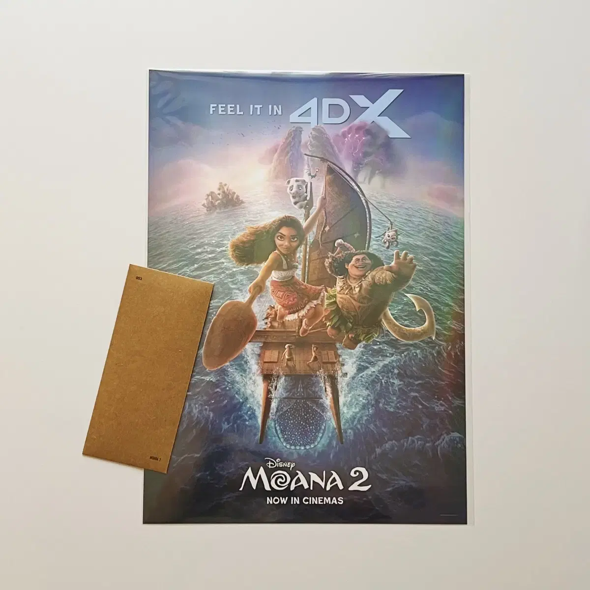 Moana2 4DX poster + TTT unsealed