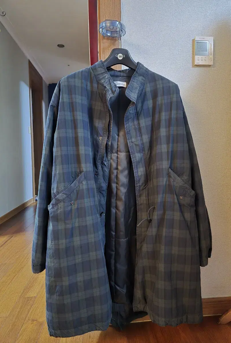 Partimento Coat Padded Black Watch Check