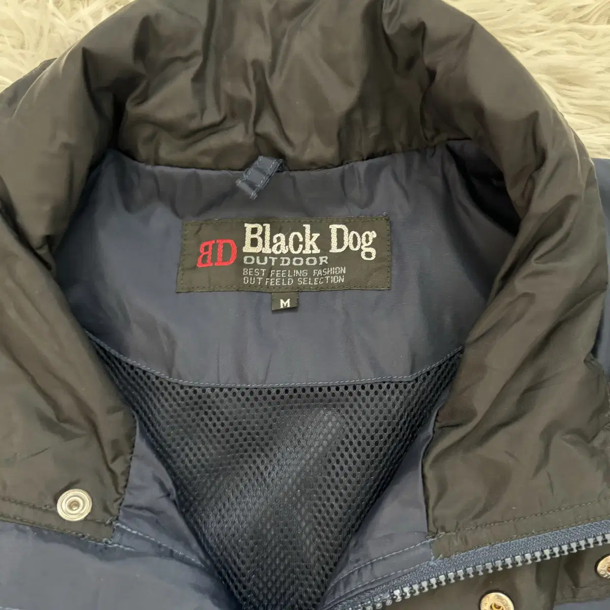 BLACK DOG 일본 빈티지 나일론 바람막이 빈티지바람막이 빅사이즈