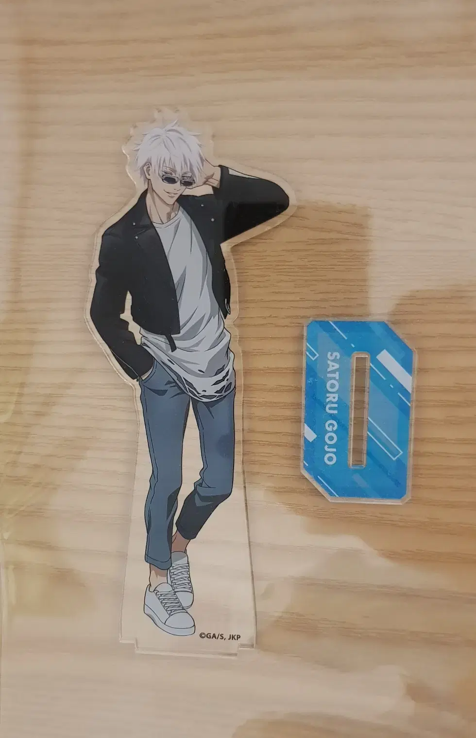 Zuu Spinning Gojo Satoru plain clothes acrylic stand wts