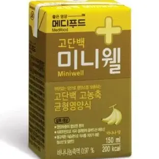 미니웰 바나나맛 150ml 24팩