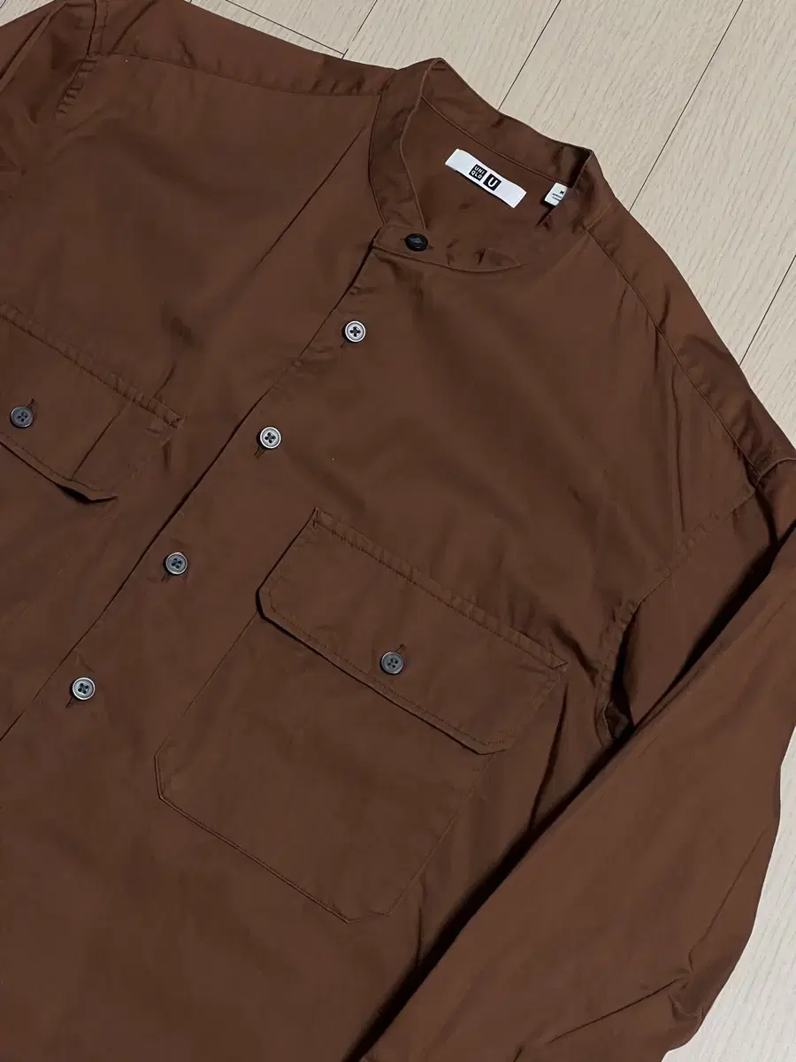 Uniqlo X Lemaire China Kara Shirt Brown