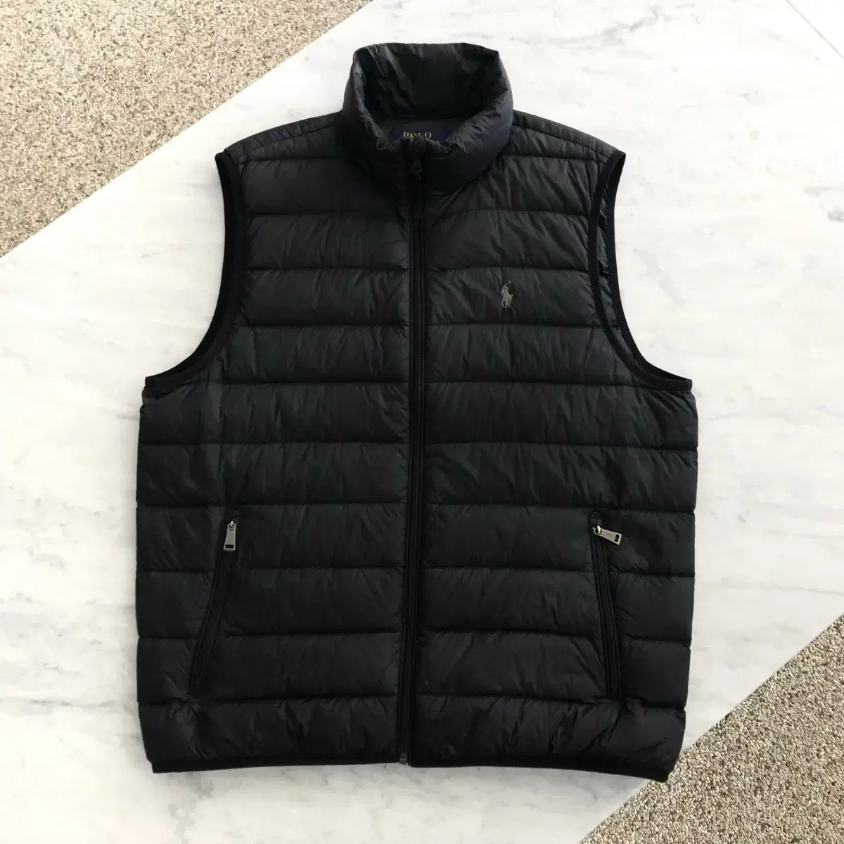 Polo Ralph Lauren Black Lightweight Padded Vest Men's Size 105