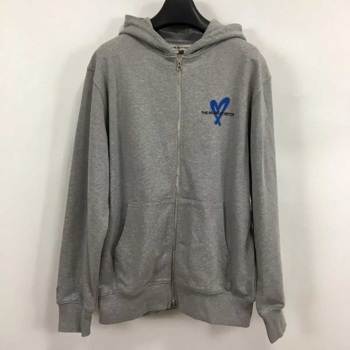 The Museum Visitor Sweat Two-Way Hoodie Zip Up L