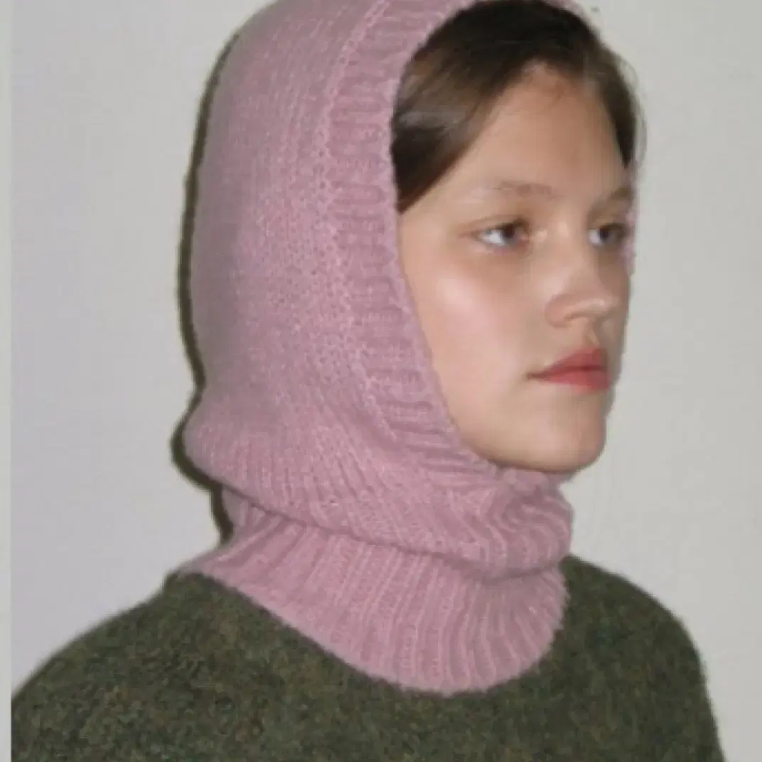 시눈 바라클라바 KNIT BALACLAVA (DUST PINK)