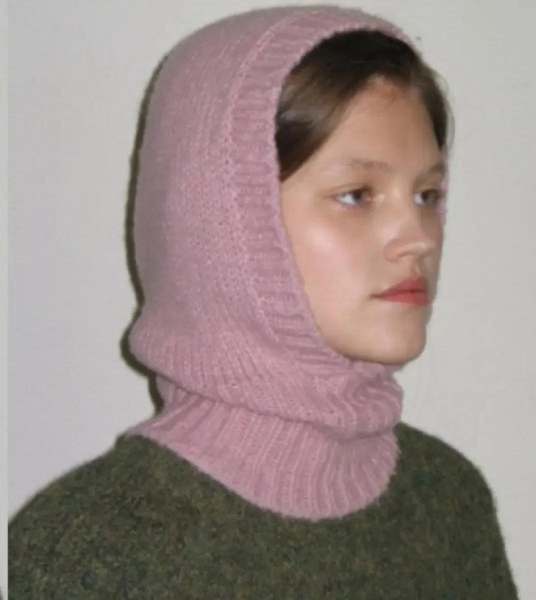 시눈 바라클라바 KNIT BALACLAVA (DUST PINK)