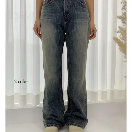 페인티드우드 Vintage bootscut denim 중청데님바지