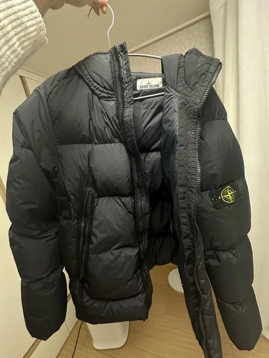 Stone Island Crinkle Labs L Black