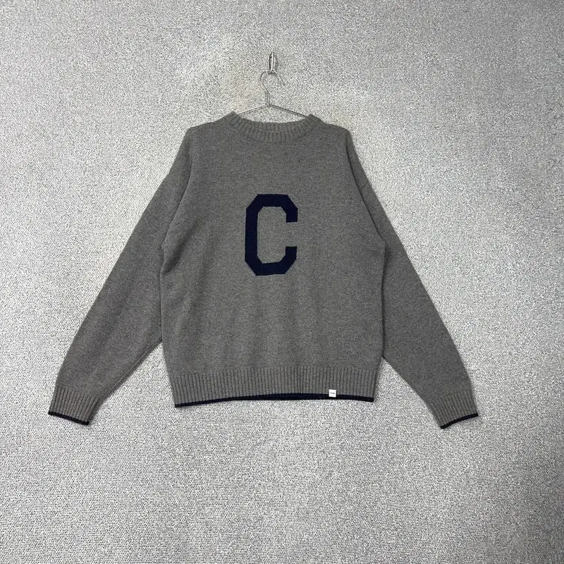 Coverall Big Logo Gray Knit L