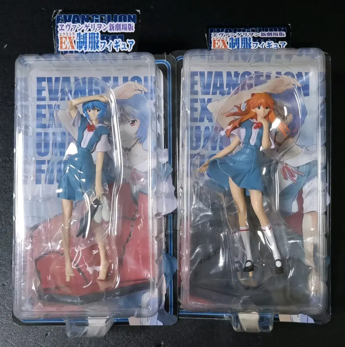 [Movie brochure/Goods] Evangelion lay Asuka School Uniform EX Extra Figure