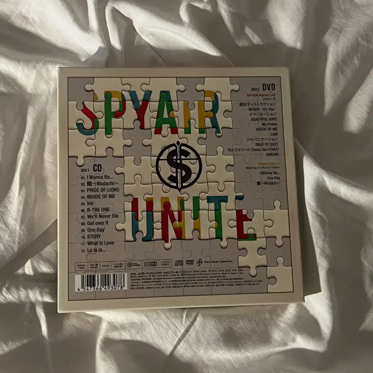 spyair 스파이에어 유나이트 디비디 DVD