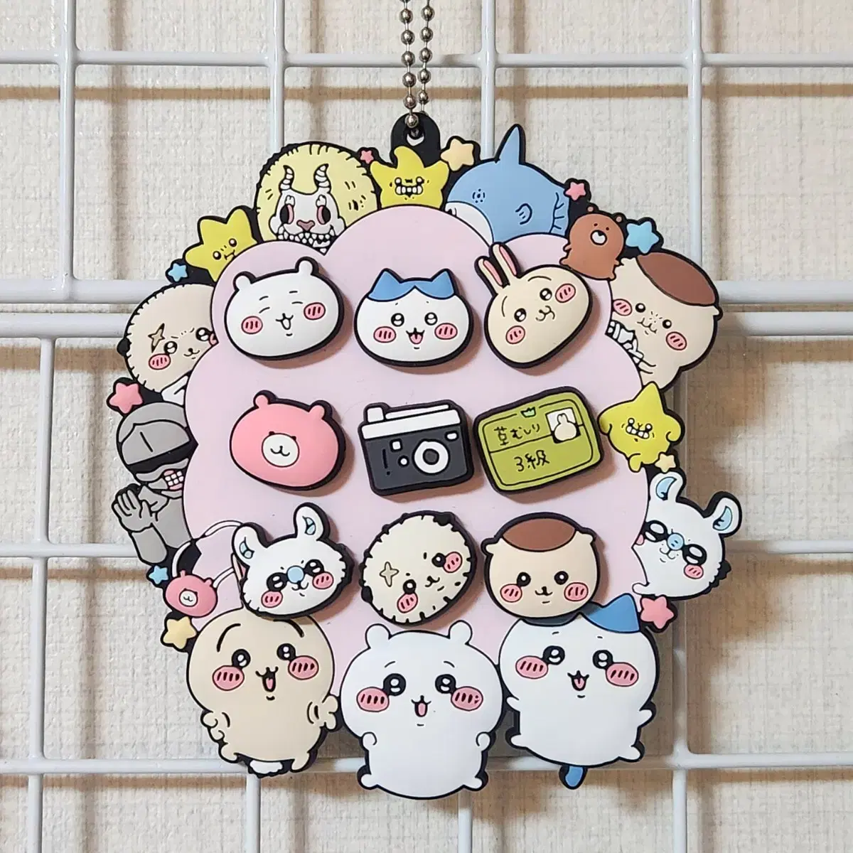 Chiikawa Fuchiteru Nametag nametag Jibitsu Keyring