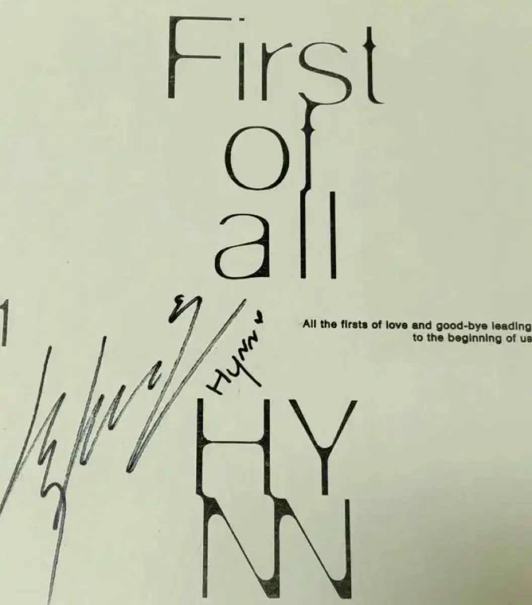 Hye Won Park sign cd