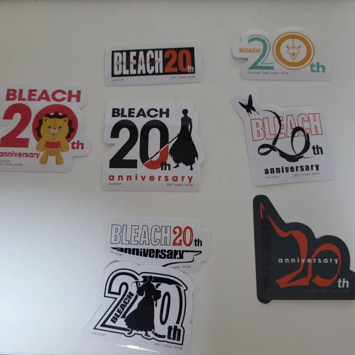 Bleach First Lottery H Prize sticker 20th Anniversary