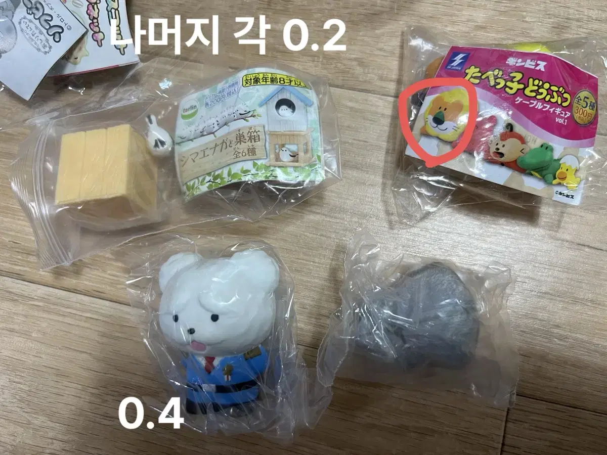 Butt Detective Miffy Jin Jin Toad Back Minifigures keyring Gacha