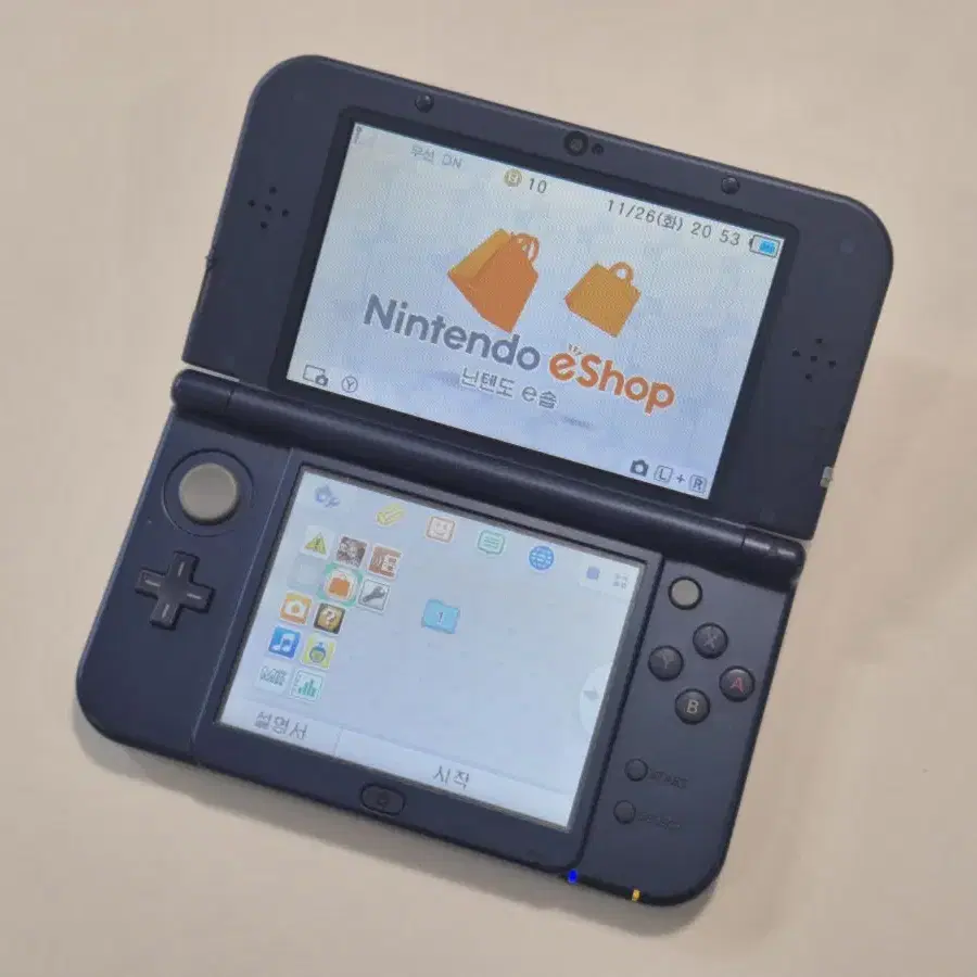 닌텐도 New 3DS XL 블루(정품충전기, 펜, 파우치 서비스)