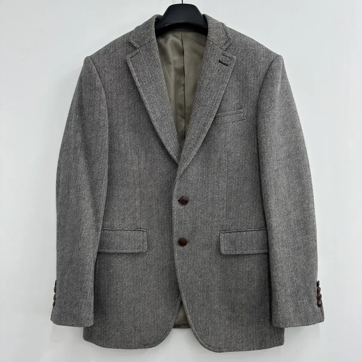 90 Trujen Men's Herringbone Blazer Jacket