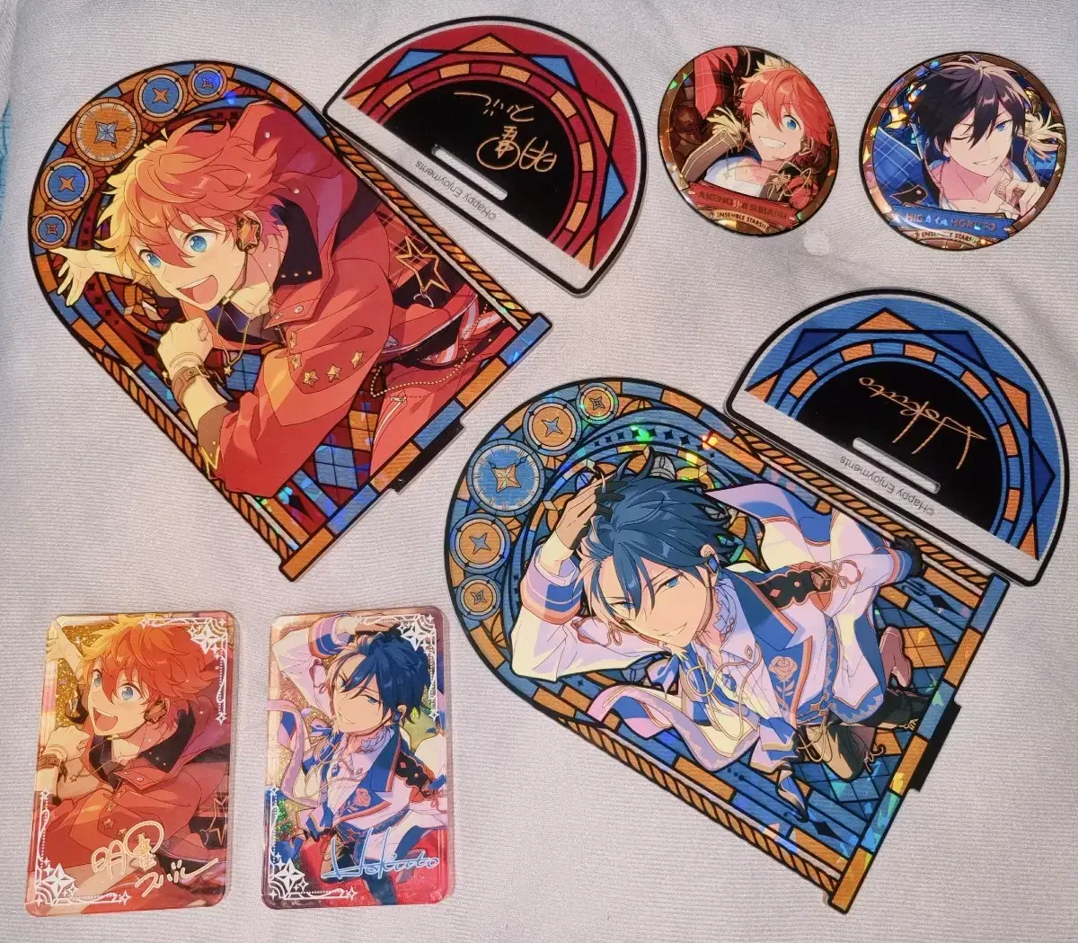 Ensemble Stars Anstar Subaru Hokuto Yusako Lotta Shiguang Canbadge Stained Glass