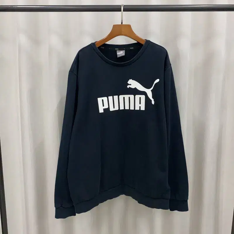 Puma Big Logo Big Size Short Sleeve Sweatshirt Man to Man 110 S04289