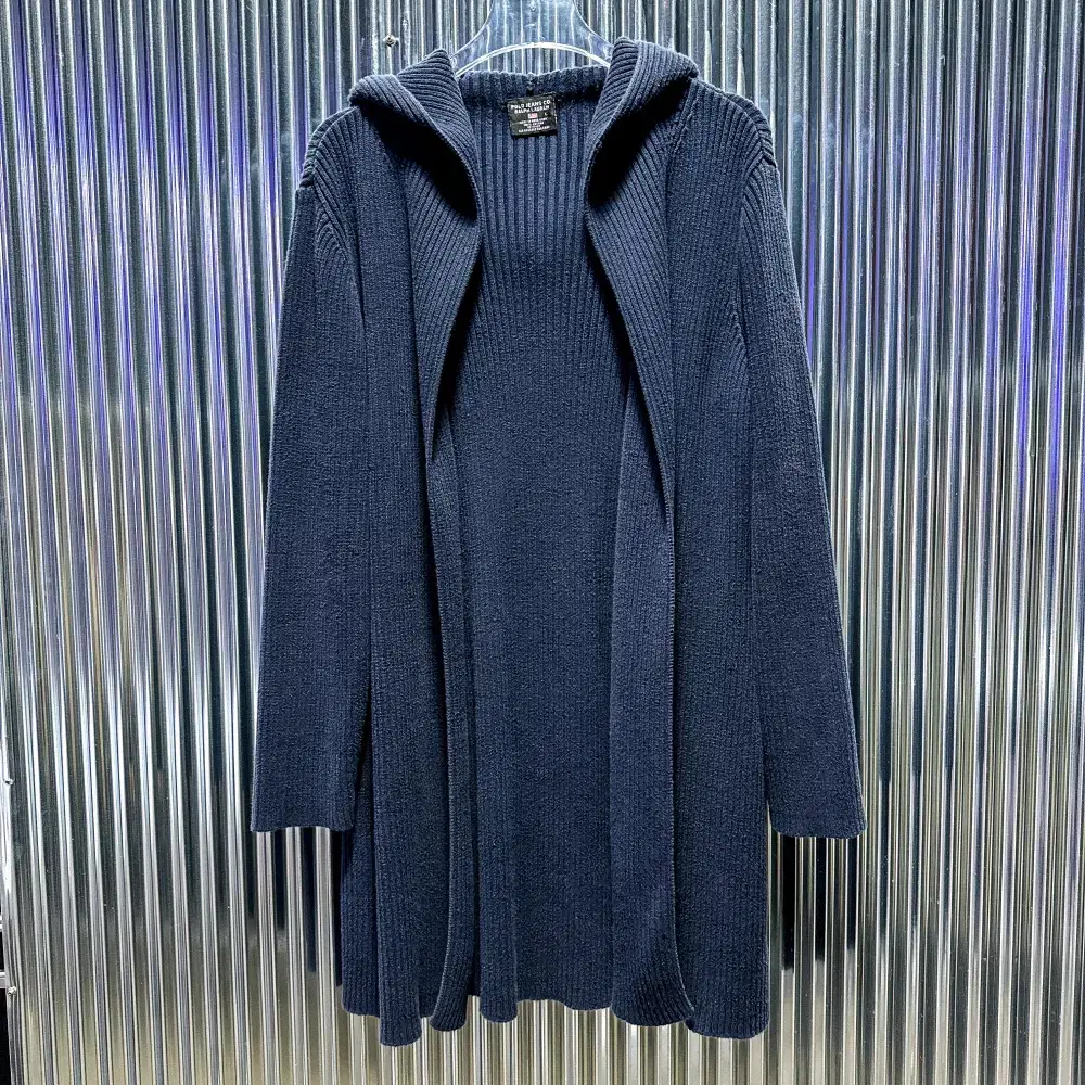 Polo Ralph Lauren Ribbed Hooded Long Cardigan (Domestic L) CE913