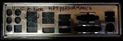 i/o쉴드 빽판넬 빽페널 h87 performance