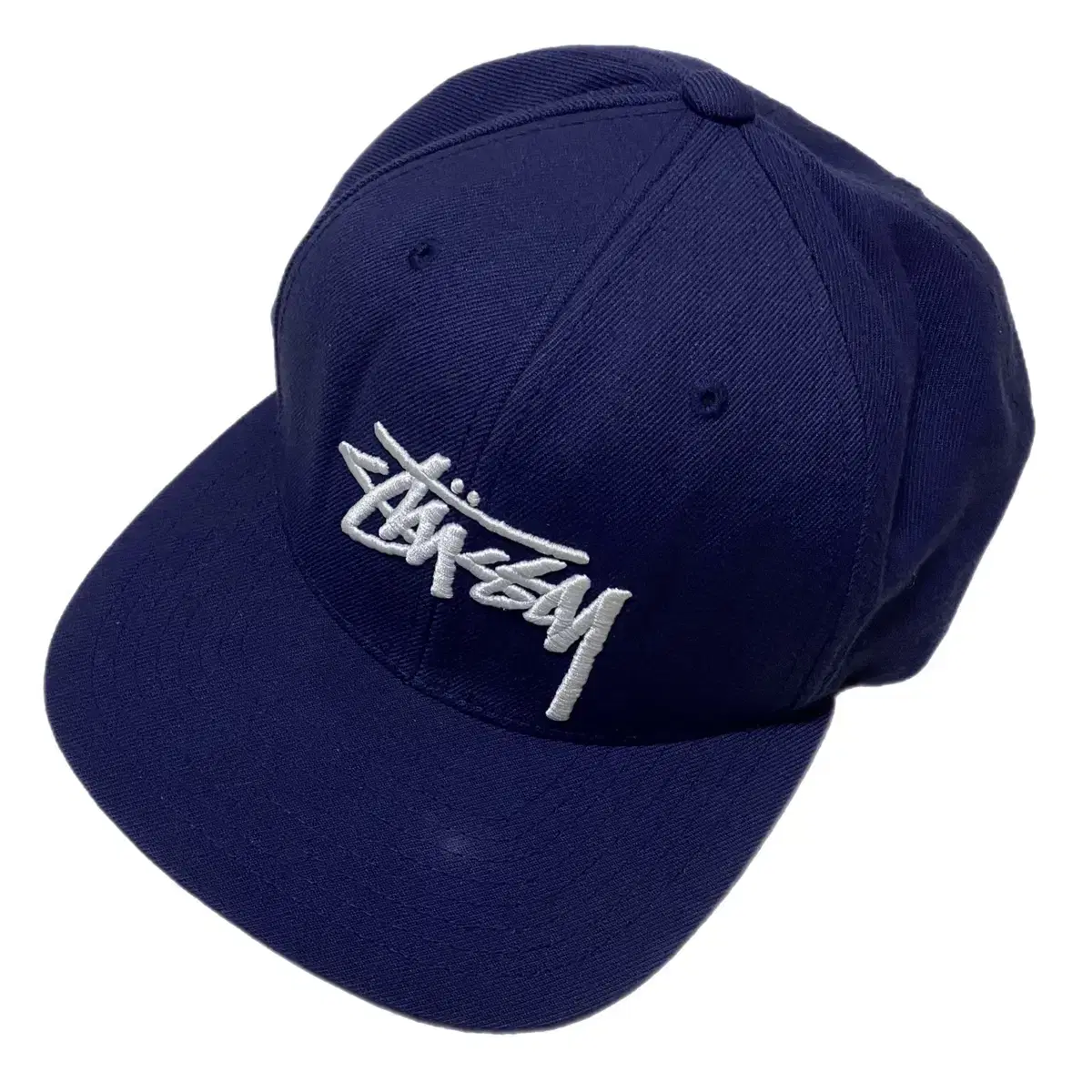 Stussy 스투시 스냅백 네이비