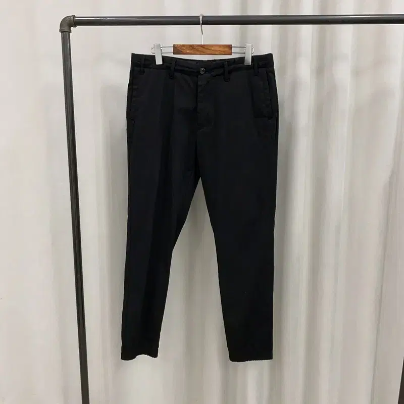 자라 ZARA 남자 블랙 슬랙스 조거팬츠 34인치 A07212