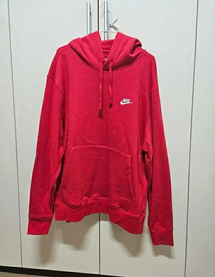 Nike Red Brushed Hoodie Authentic (New) Size L Unisex