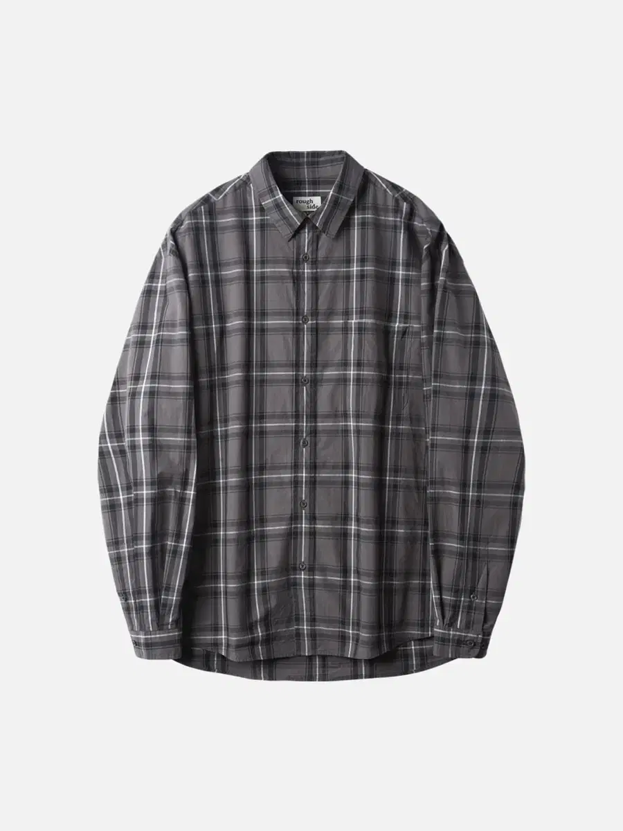 [3]Roughside Primary Check Shirt Charcoal