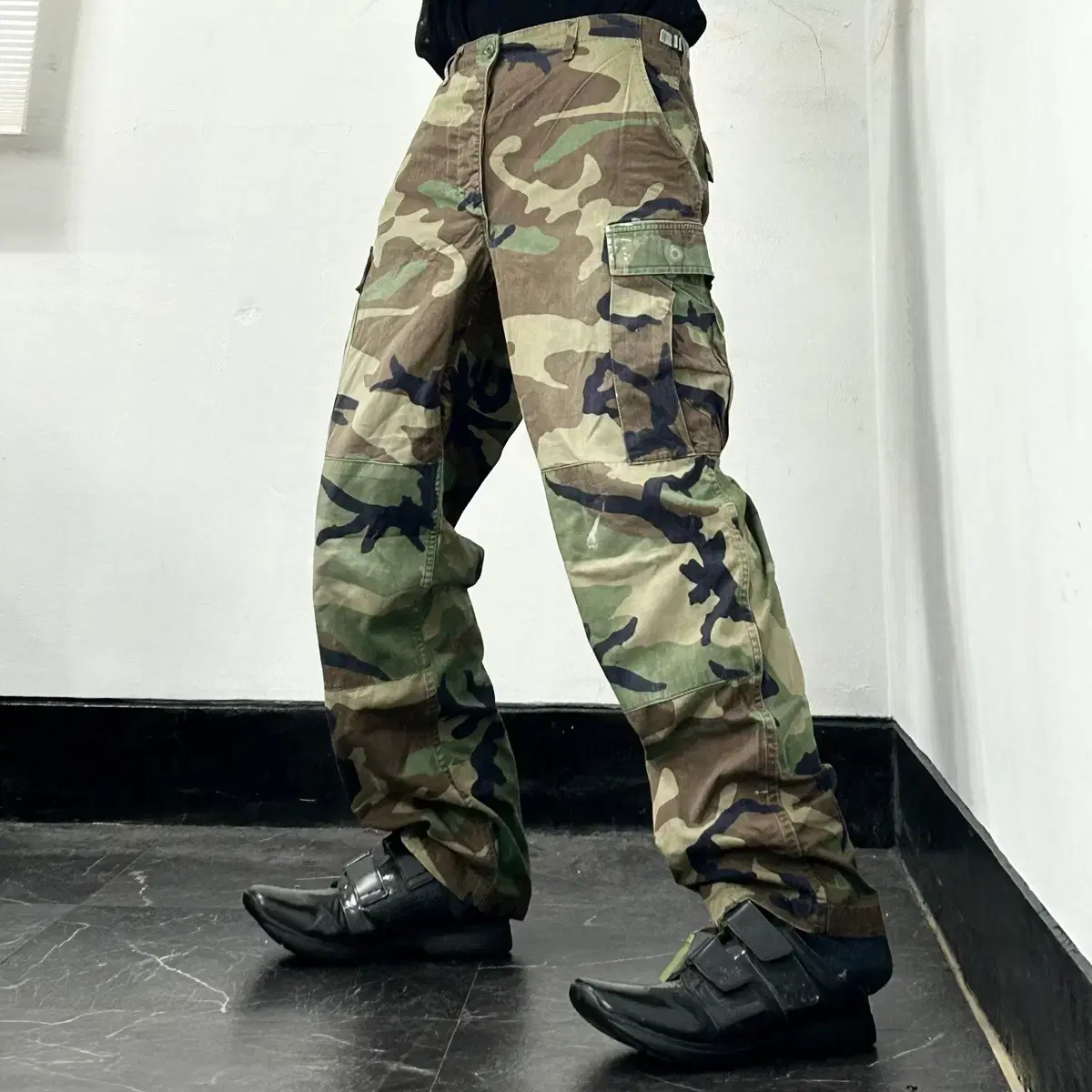 US Army Woodland Camo Cargo Pants