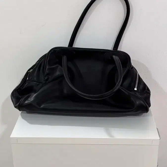 크리스틴프로젝트 TWO ZIPPER BAG ORIGINAL(BLACK P