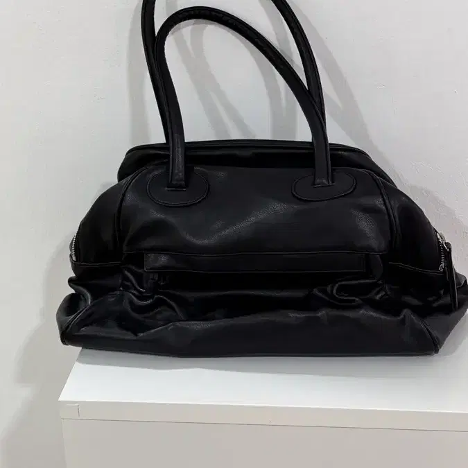 크리스틴프로젝트 TWO ZIPPER BAG ORIGINAL(BLACK P