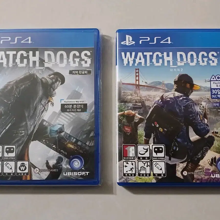 Ps4플스 와치독 1 와치독2 (WATCH DOGS 2) 판매합니다