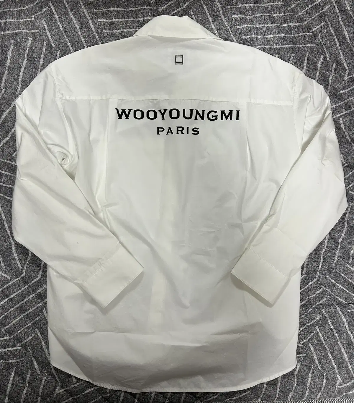 22SS Wooyoung Mi Back Logo White Shirt[48] sells