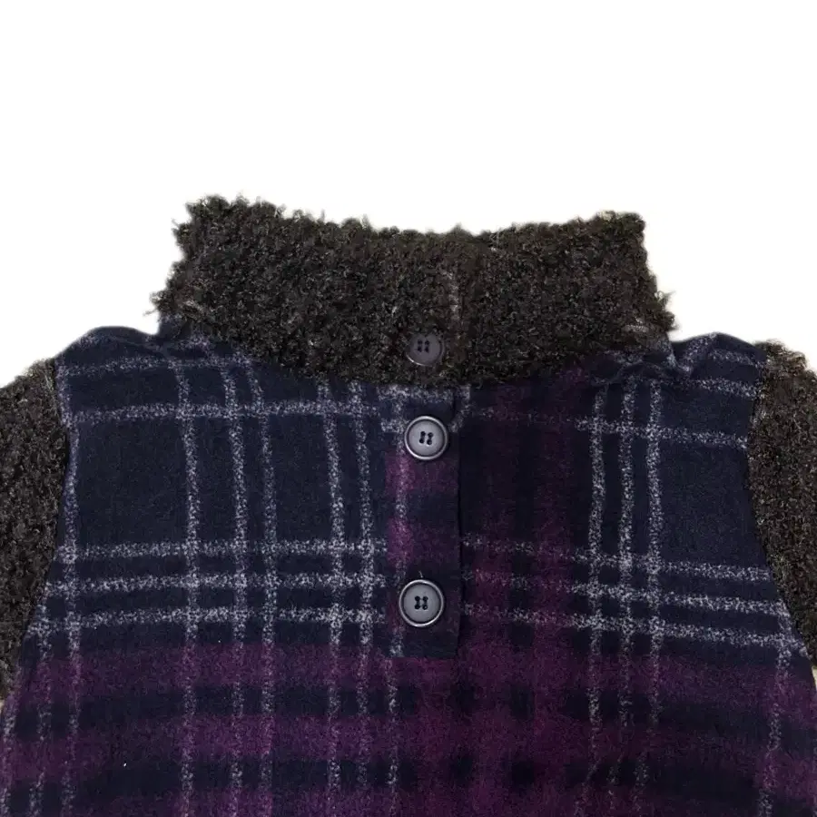 Vintage purple Check pattern knit