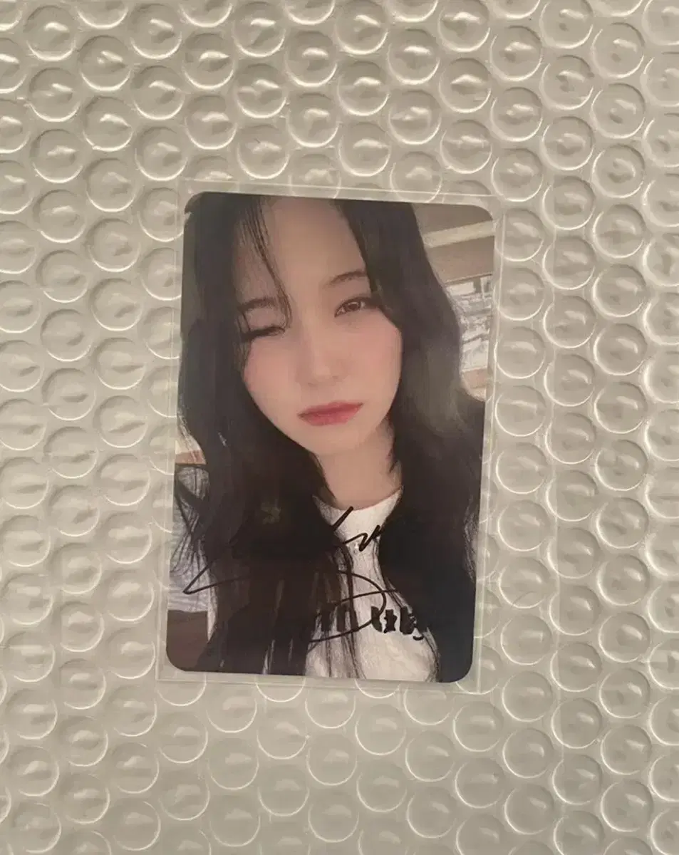 Fromis 9 Mifan Reverse Jo Gong baek jiheon sign WorkshopPoka photocard sells