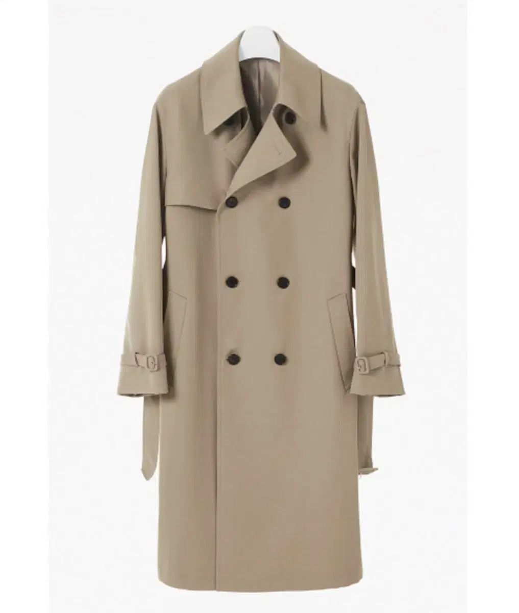 Coarse Wool Trench Coat S