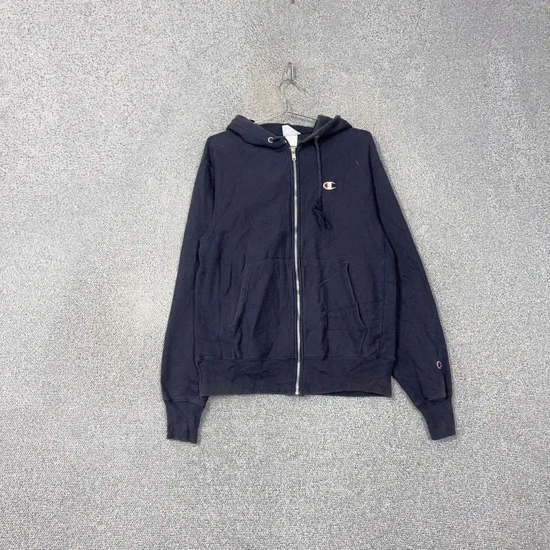 Champion Reverse Weave Logo Overfit Hoodie Zip-Up M