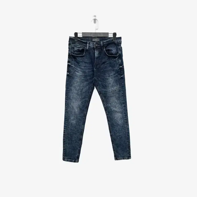 (31) Zara Men's Vintage Washed Denim Pants Jin Blue